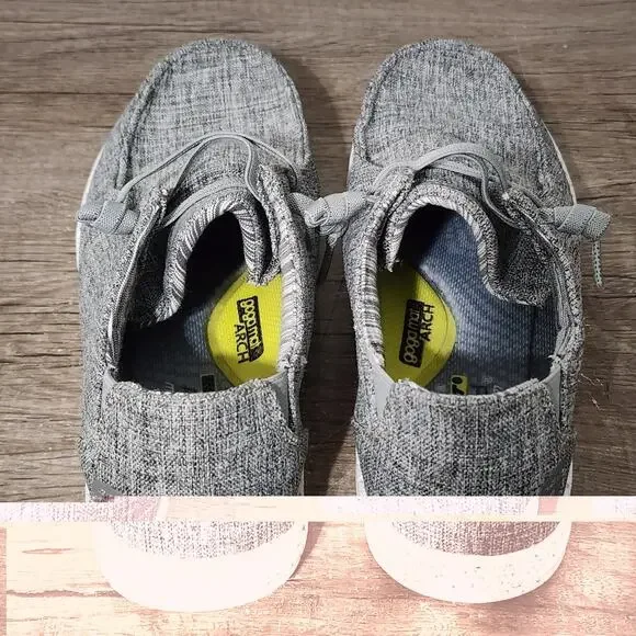 Skechers Melson Chad Mens Lightweight Casual Comfort Slip-On Shoes Size 10 Gray - Picture 8 of 9